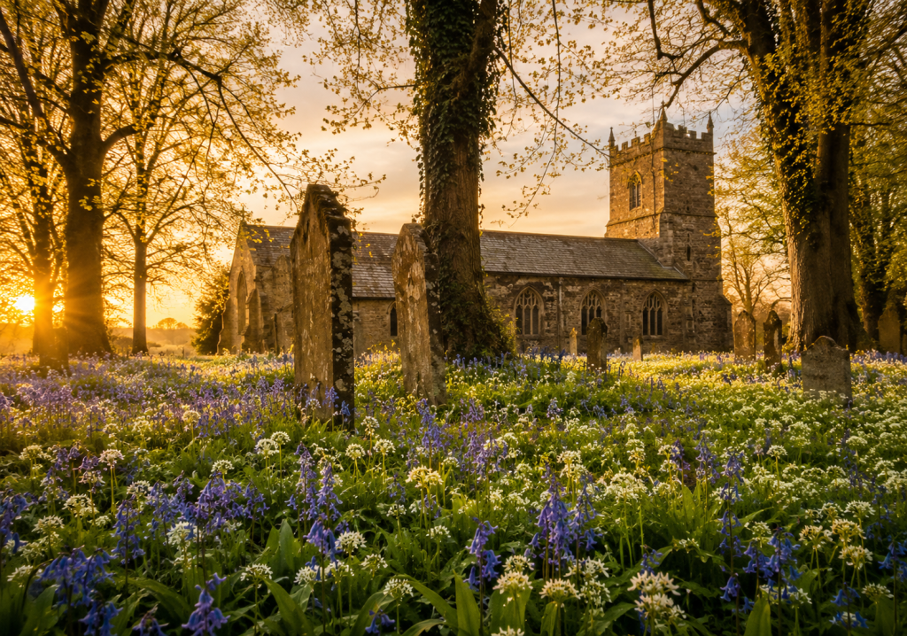St Andrew’s Church in Whitchurch near Tavistock, Devon