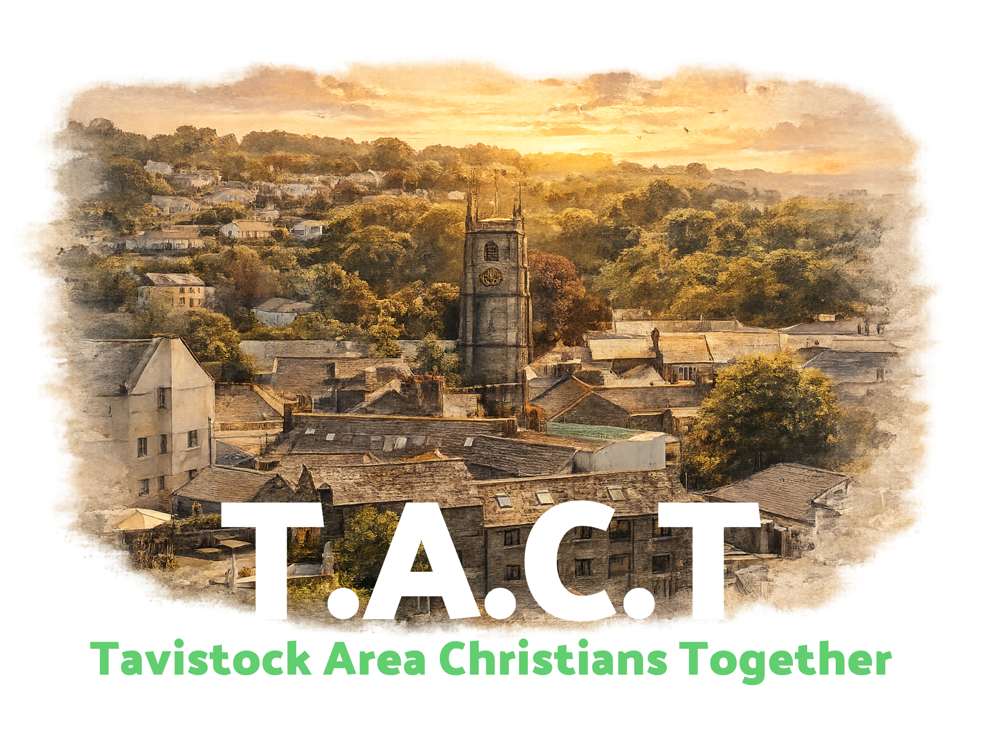 TACT – Tavistock Area Christians Together logo connecting churches and Christian fellowships in Tavistock, Devon.