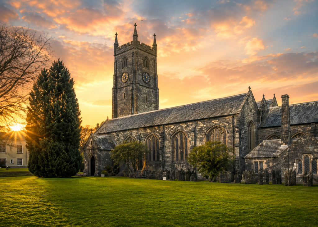 St Eustachius’ Church, the main parish church in Tavistock town centre
