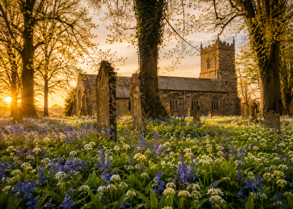 St Andrew’s Church in Whitchurch near Tavistock, Devon